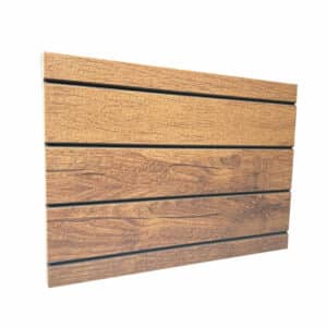 WoodBeQuiet™ Slat - Log Cabin & Charcoal