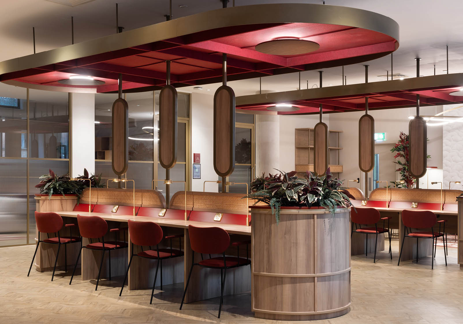 Acoufelt acoustic wall panels installed in Leonardo student accommodation in Leeds