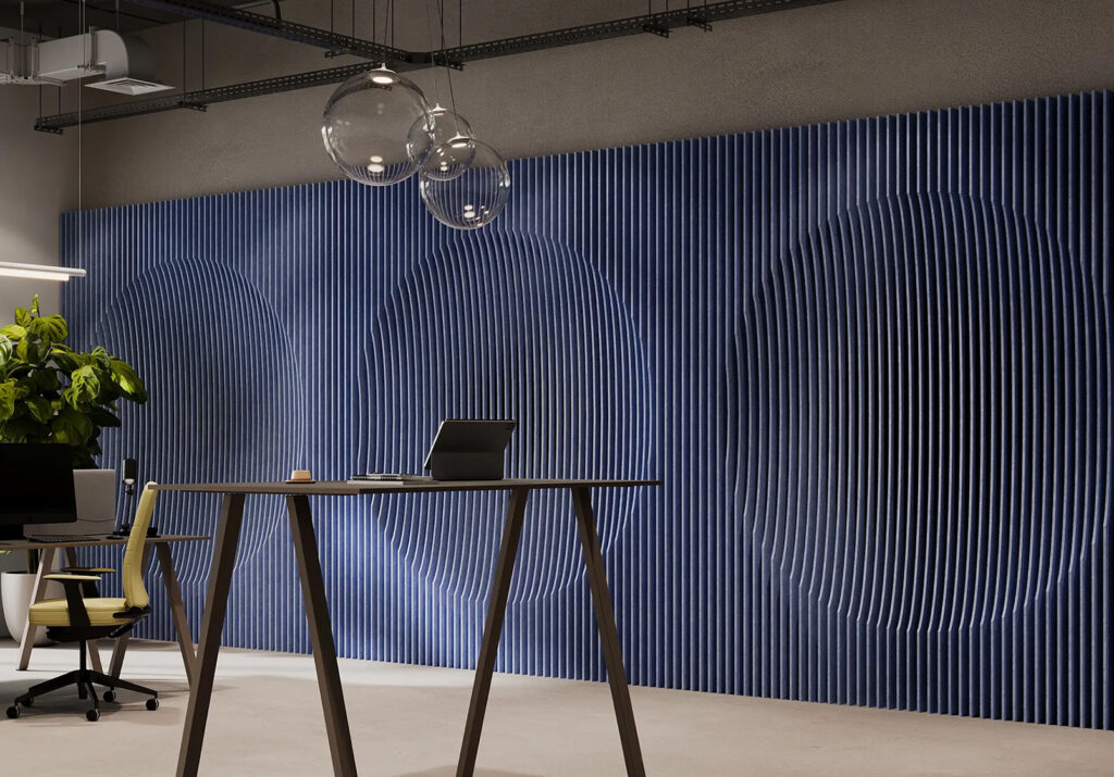 Formation, Concave Wall Panels | Periwinkle | Premier Collection