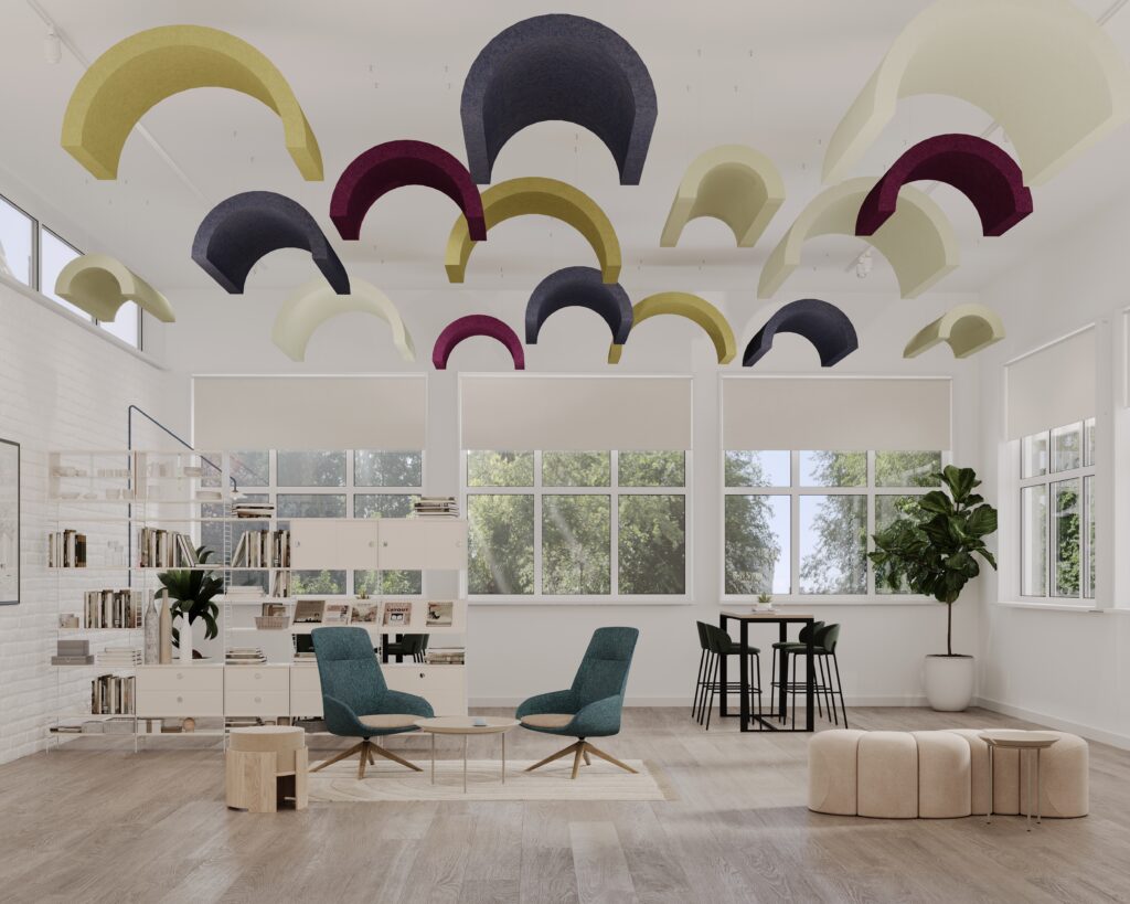 Crest Ceiling Clouds | Pistachio, Eucalyptus, Shiraz, Flint, Celery | Premier Collection