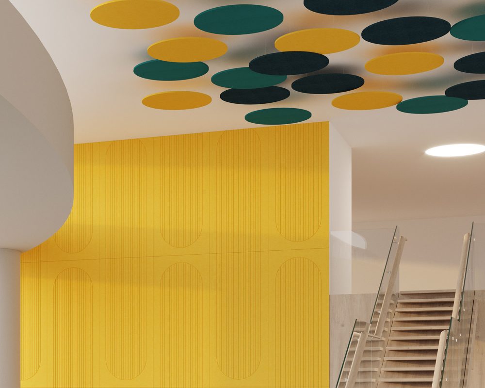 Circle Ceiling Clouds | Popcorn, Peacock, Midnight | Premier Collection