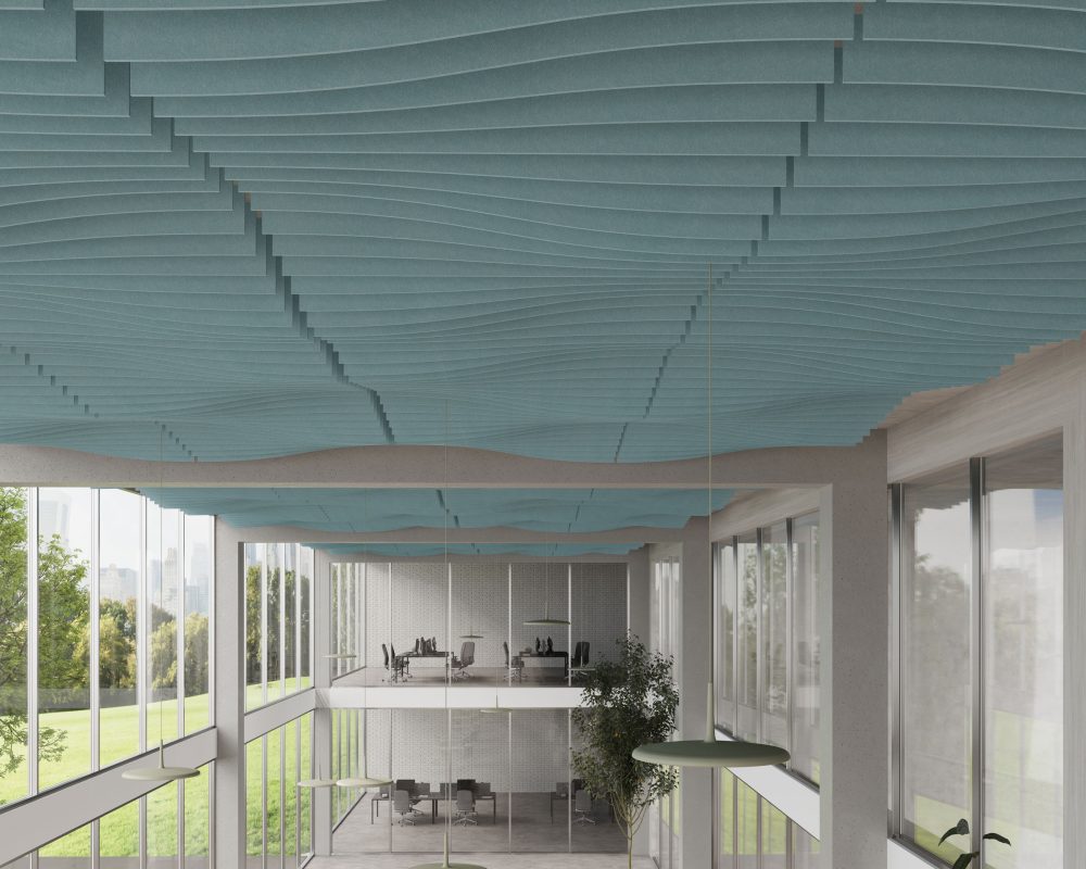 Fan Ceiling Baffles | Sea Salt | Premier Collection