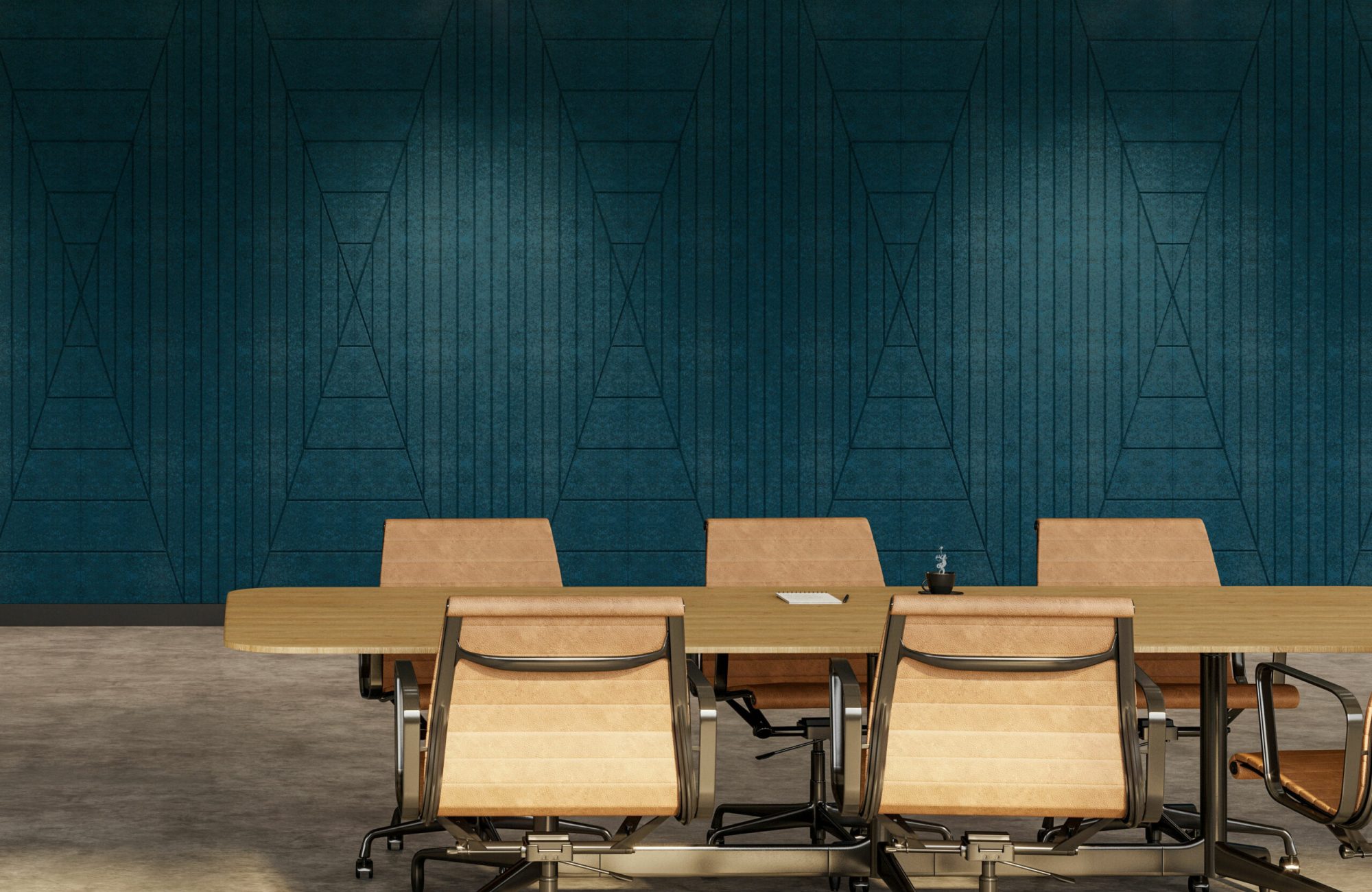 Fracture Wall Panel, Harlequin | Denim | Premier Collection