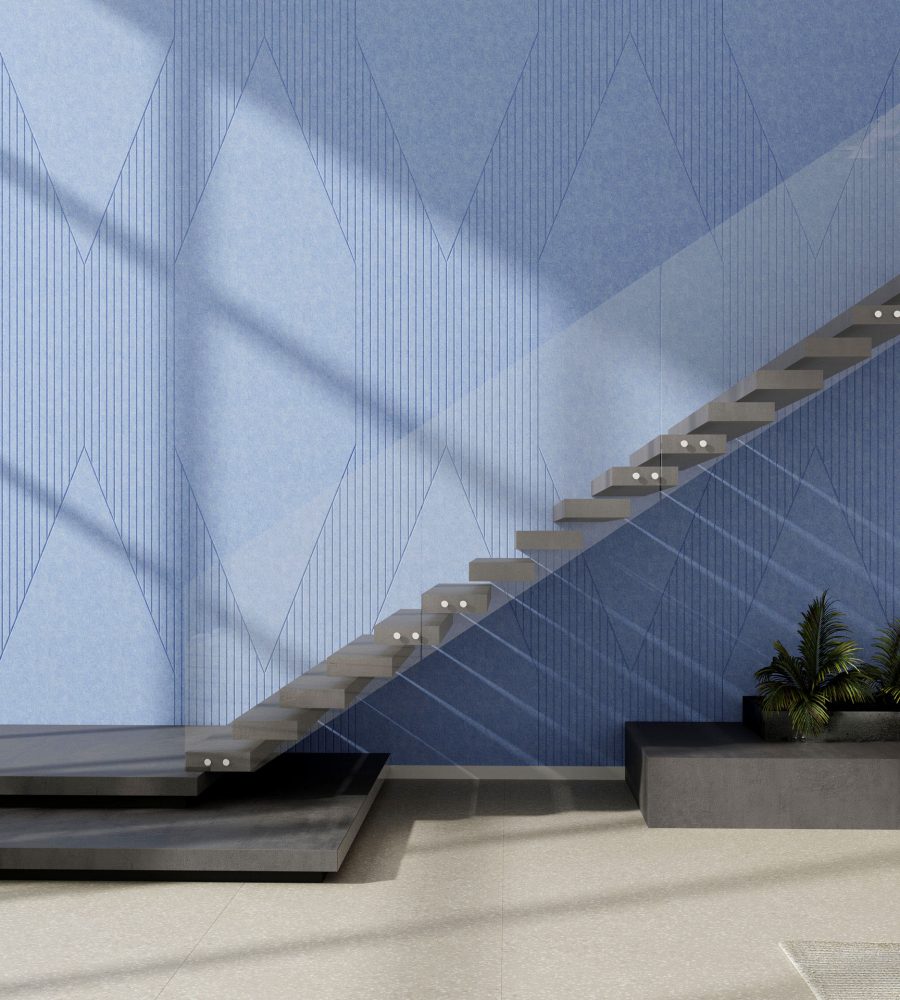 Fracture Wall Panel, Summit | Periwinkle | Premier Collection