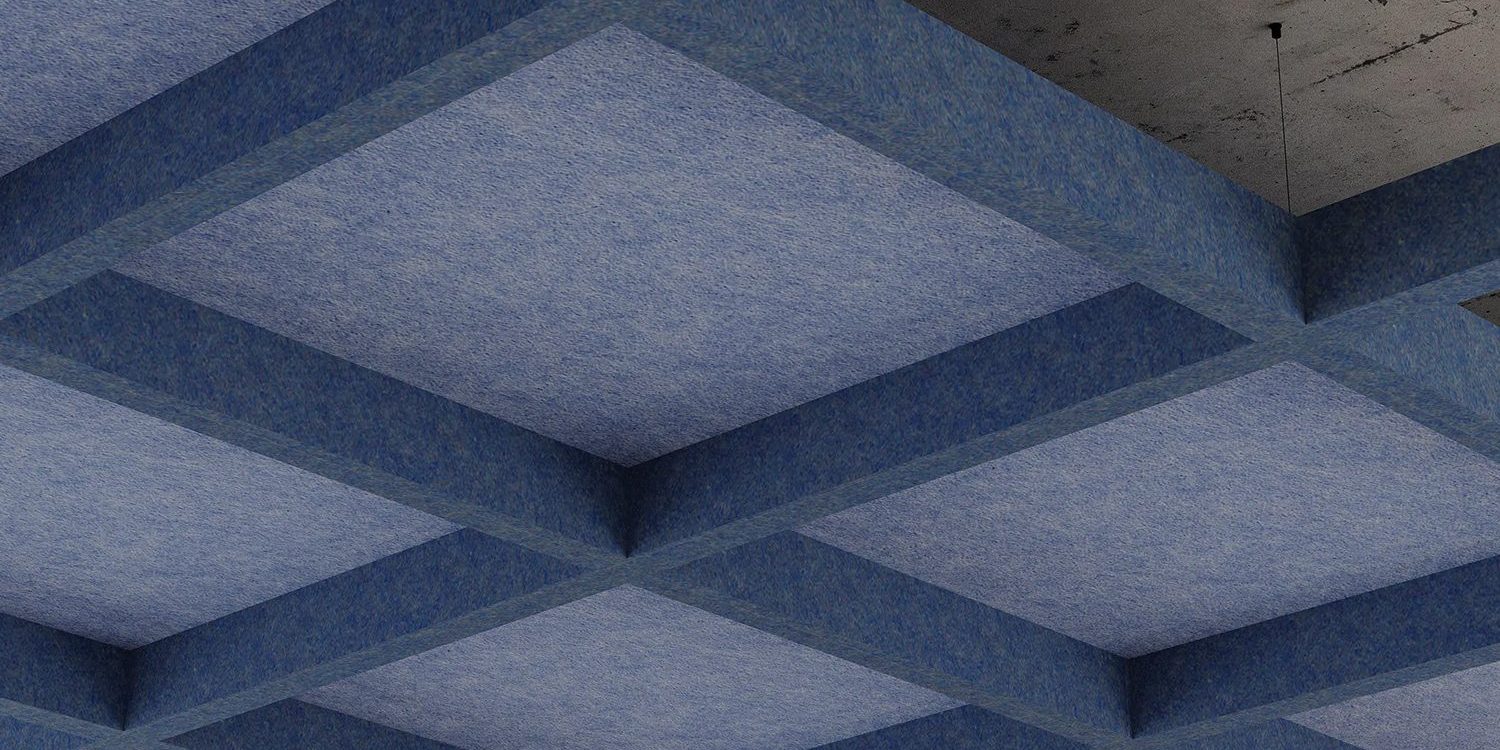 Framework Capped Ceiling Grids | Periwinkle, Marine | Premier Collection