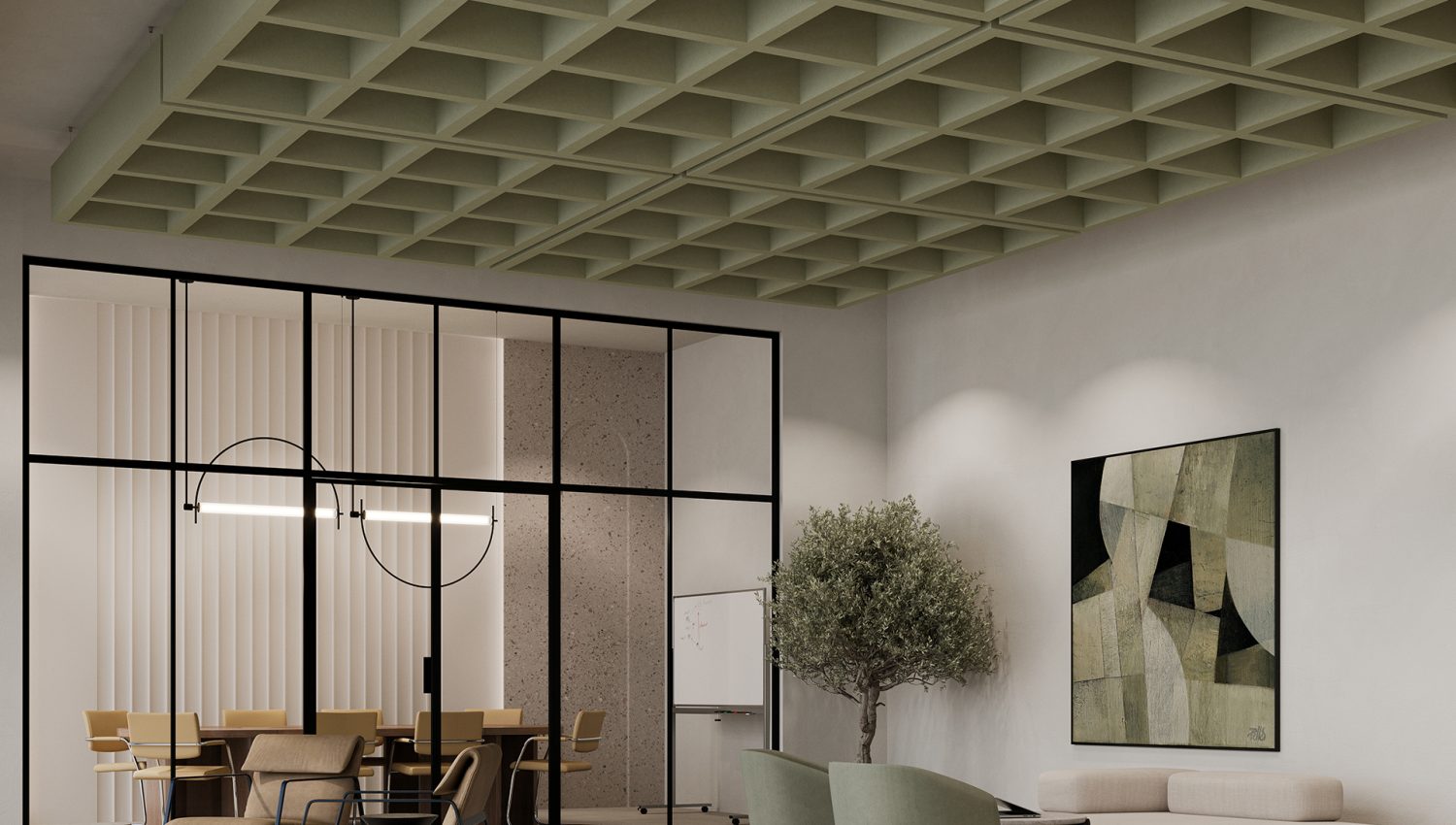 Framework Open Ceiling Grids | Celery | Premier Collection