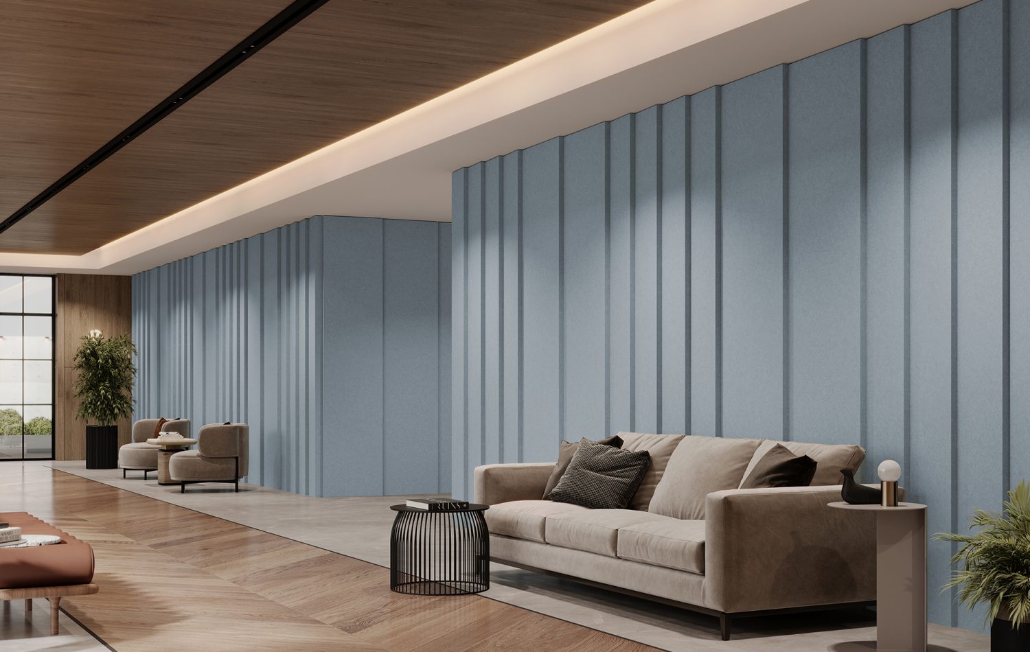 Pleat Wall Panels | Stonewash | Premier Collection