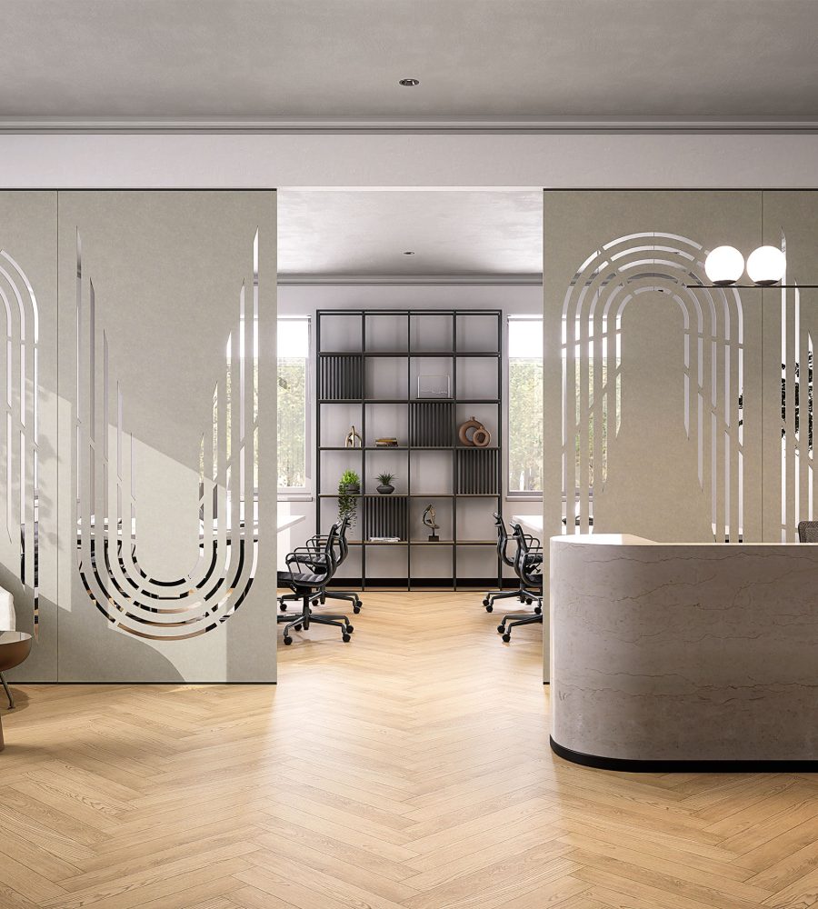 Creative Cut, Tunnel Wall Screens | Pistachio | Premier Collection