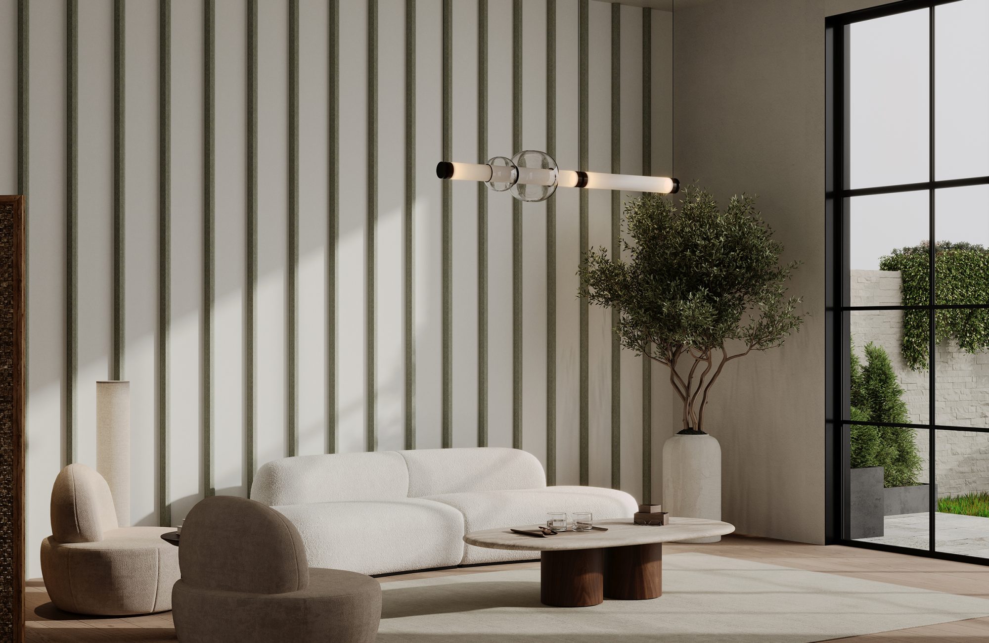 Seam, Igloo Wall Panels | Pistachio, White | Premier Collection