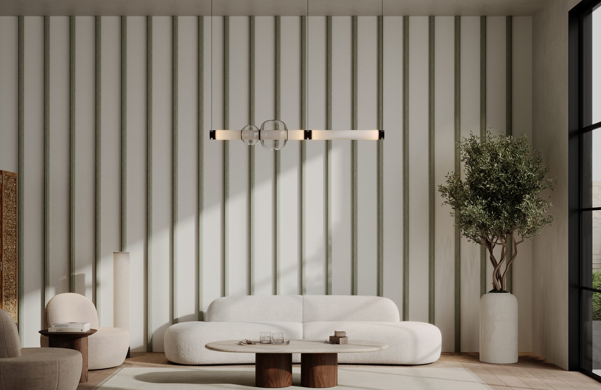 Seam, Igloo Wall Panels | Pistachio, White | Premier Collection