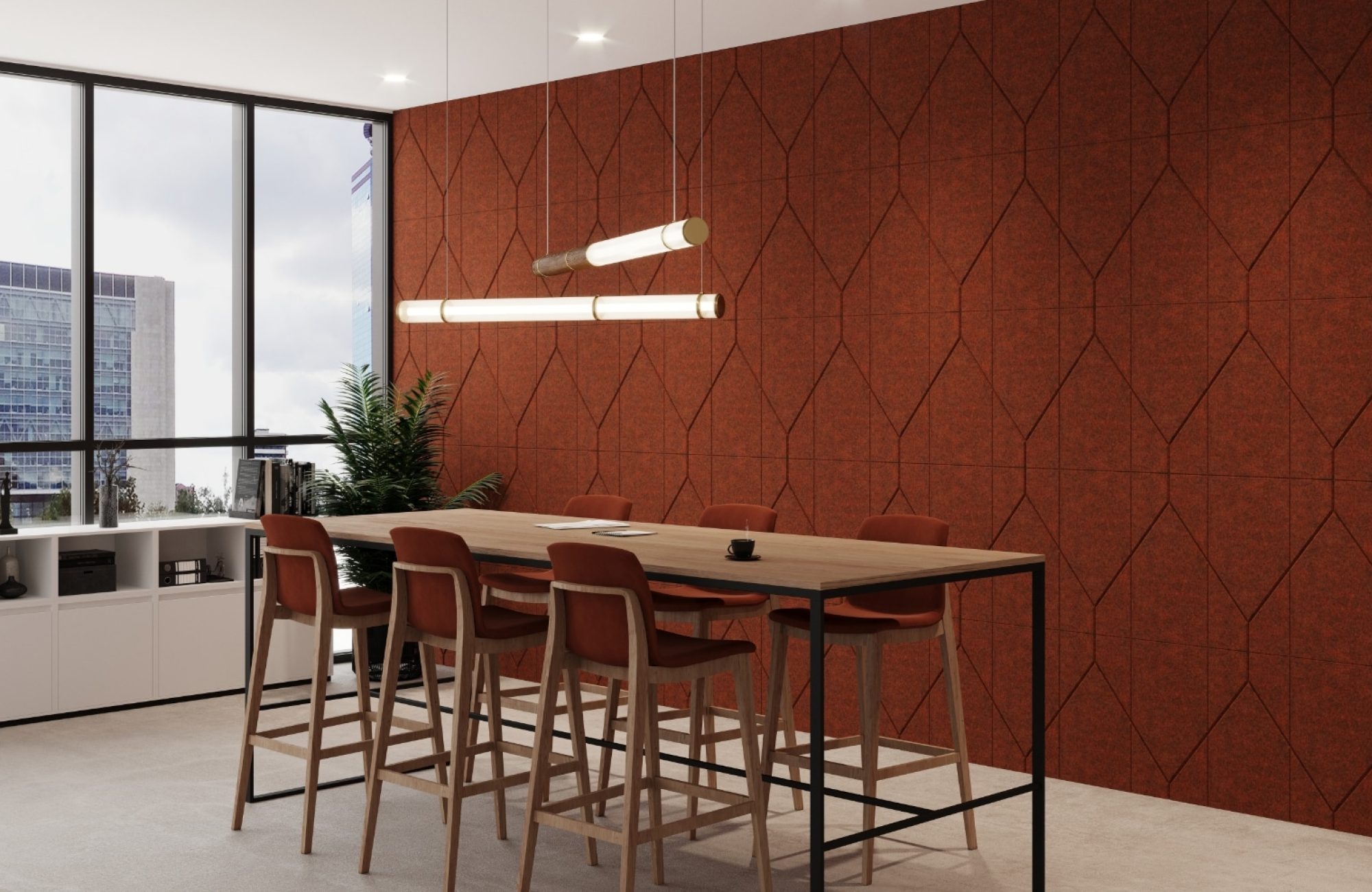 Fracture Tiles, Leadlight | Peppercorn | Premier Collection