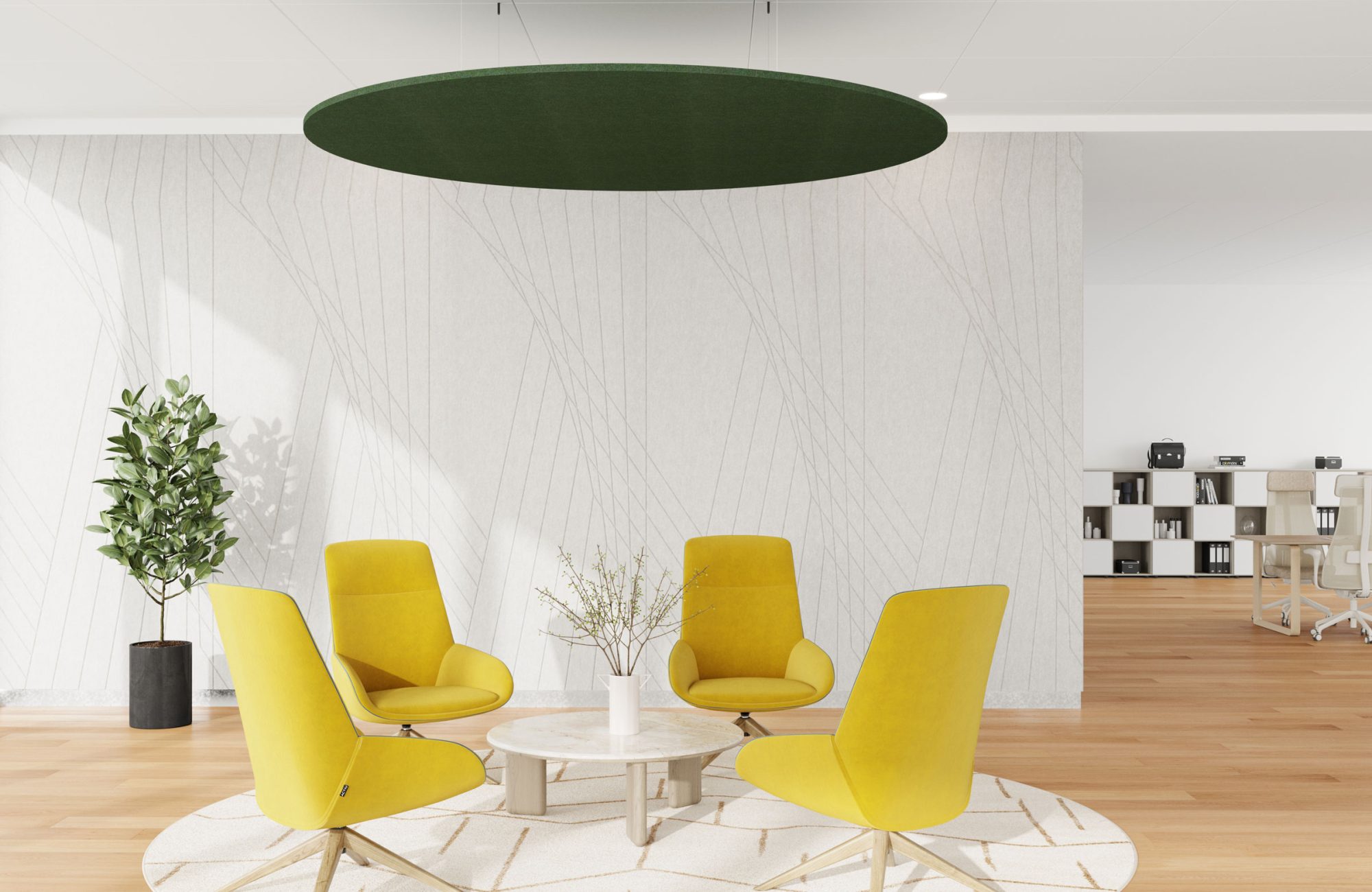 Fracture Wall Panel, Spirograph | Platinum | Premier Collection