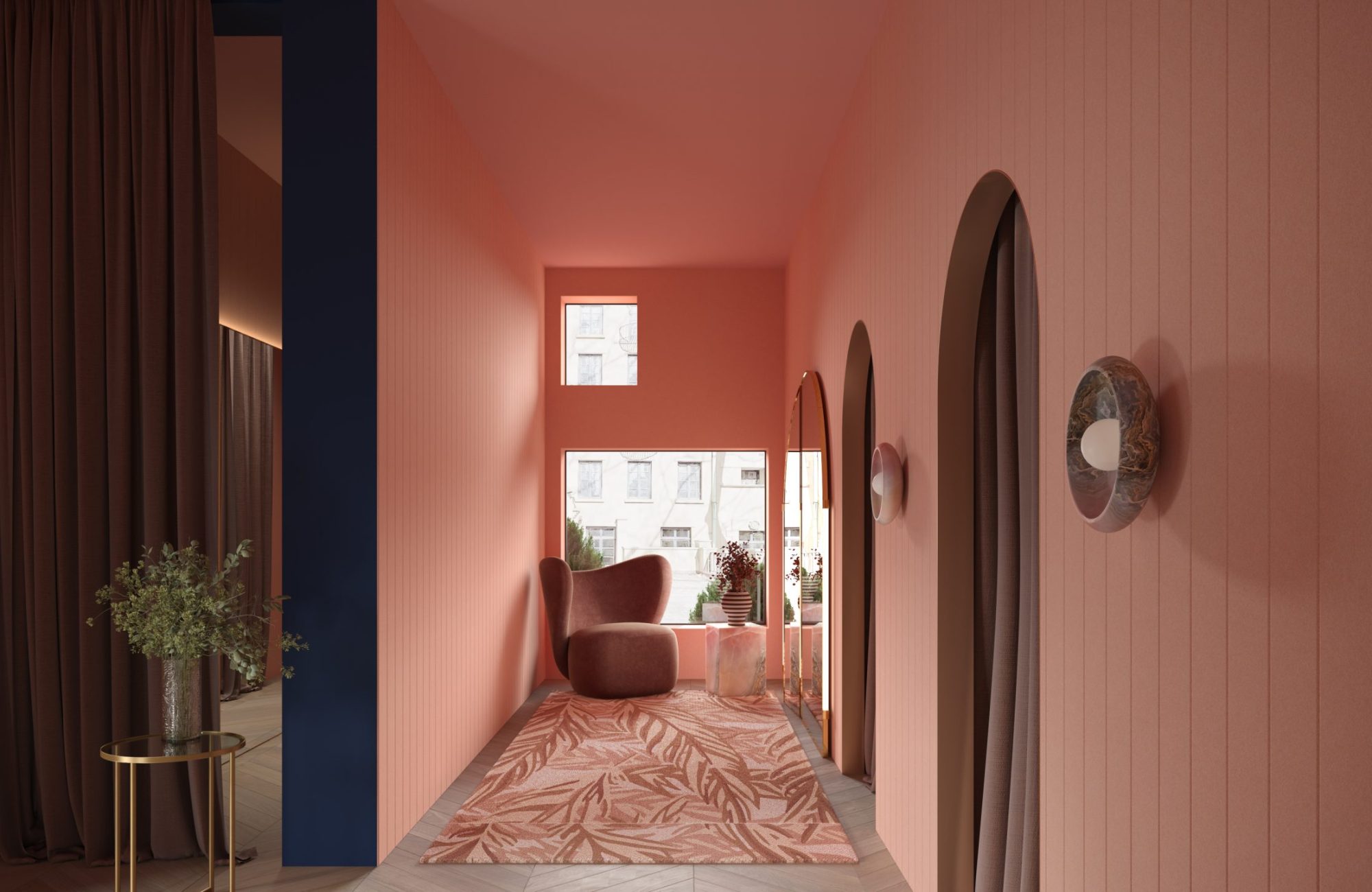 Fracture Tiles, Fineline | Flamingo | Premier Collection