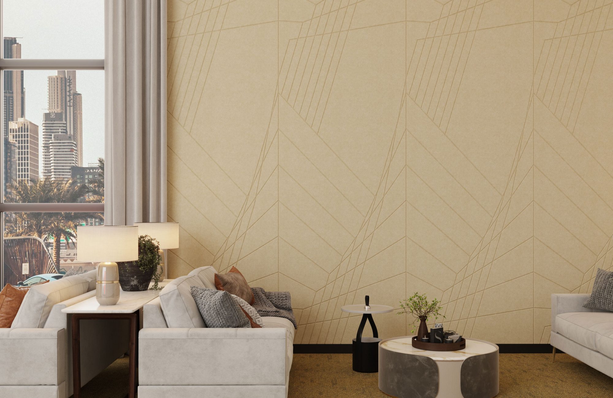 Fracture Wall Panel, Prism | Ivory | Premier Collection
