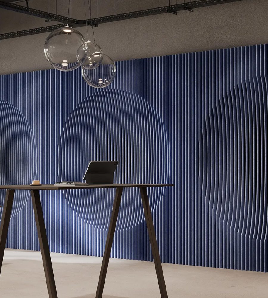 Formation, Concave Wall Panels | Periwinkle | Premier Collection