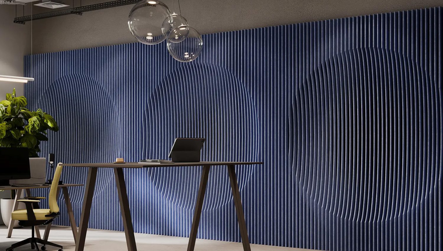 Formation, Concave Wall Panels | Periwinkle | Premier Collection