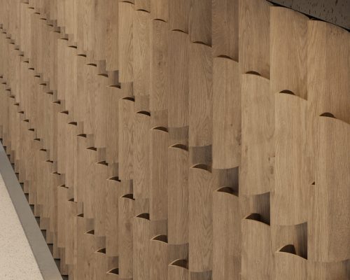Ovale 3D Tiles | Mocha Legno | WoodGrain Collection