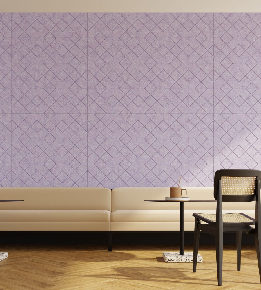 Fracture Tiles, Crosshatch | Lilac | Premier Collection