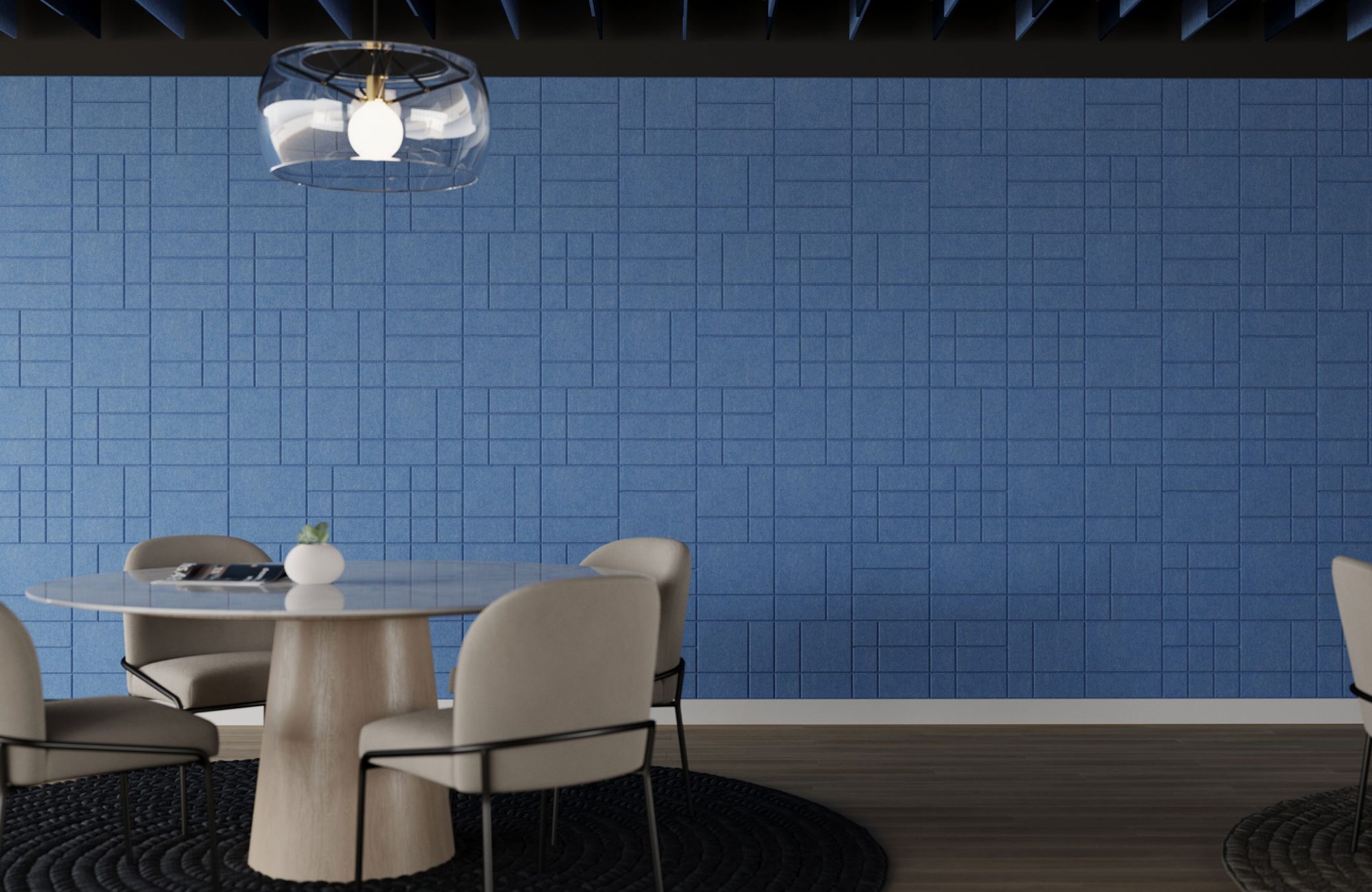 Fracture, Grid 1-5 Wall Tiles | Marine | Premier Collection